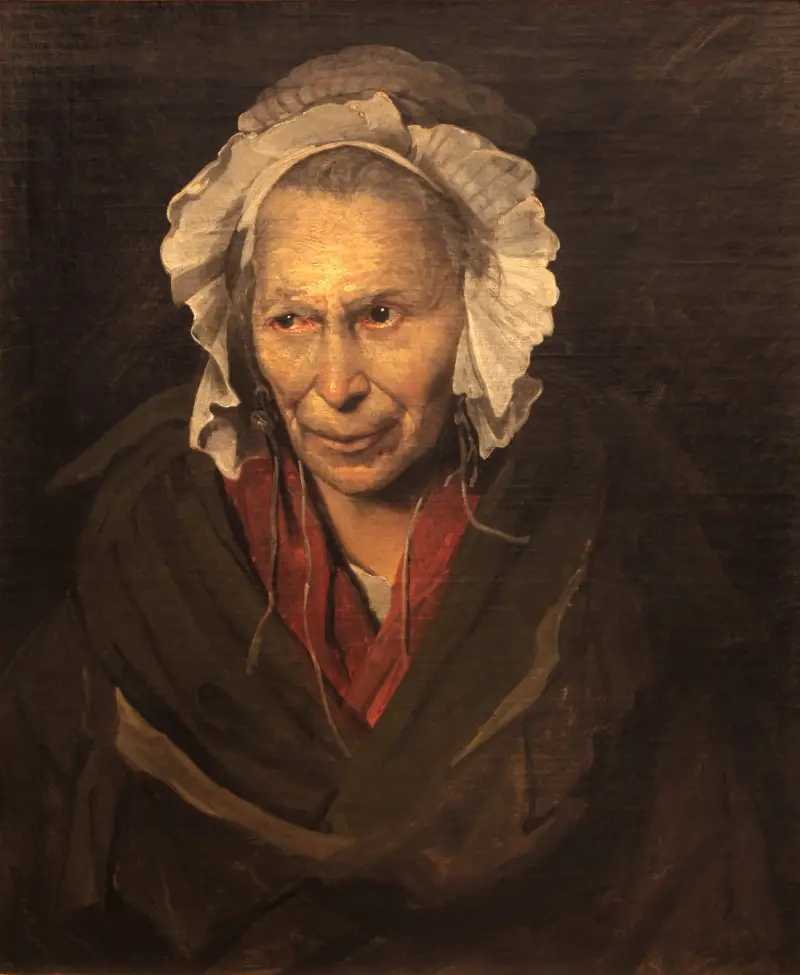 Insane Woman by Theodore Gericault